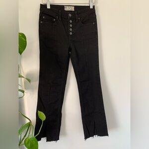 Free People Black Flare Jeans